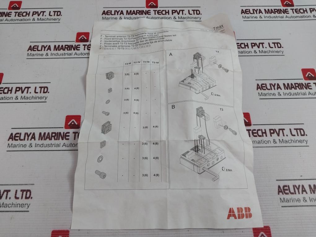 Abb 1Sda051448R1 Tripping Mechanism Main Switchboard