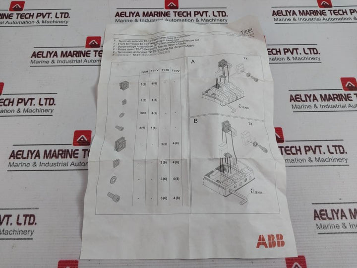 Abb 1Sda051448R1 Tripping Mechanism Main Switchboard