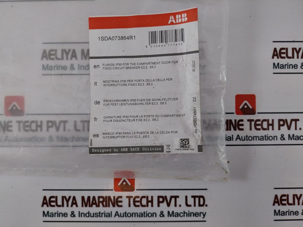 Abb 1Sda073864R1 Flange Ip30 For The Compartment Door