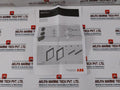 Abb 1Sda073864R1 Flange Ip30 For The Compartment Door