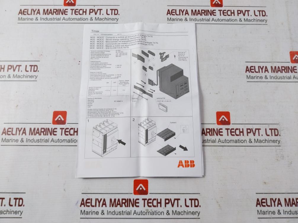 Abb 1Sdh000436R0621 Stored Energy Operating Mechanism 24 Vdc