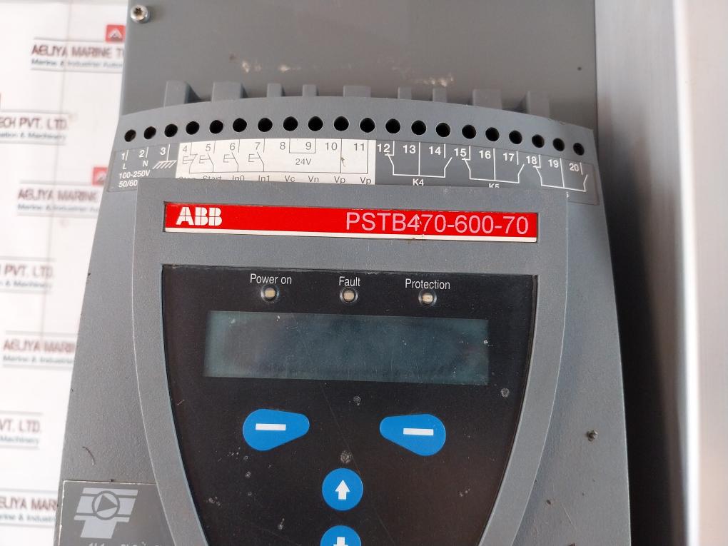 Abb Pstb470-600-70 1Sfa894016R7000 Soft Starter 100-250V Ac 150-470A 50/60Hz
