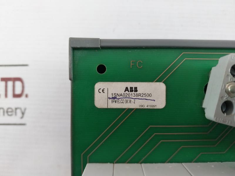 Abb 1Sna020138R2500 Bfm Elco Interface Module 09G 415991 212 109.02