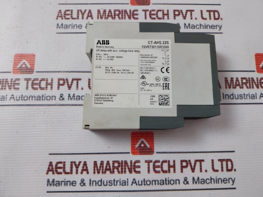 Abb 1Svr730110R3300 Time Relay 3A 24-240V 50/60Hz