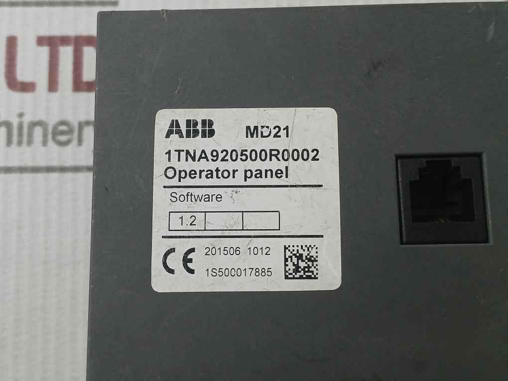 Abb 1Tna920500R0002 Operator Panel Md21 Sw 1.2