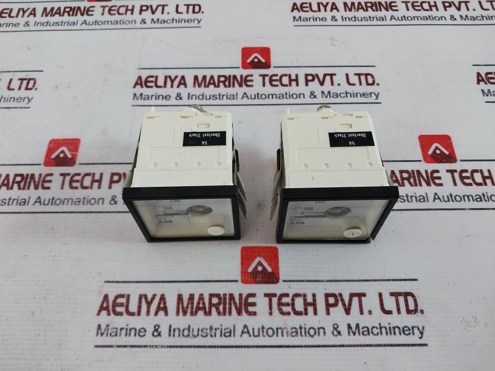 Abb 250/5a Moving Iron Indicator V-aqs 48 0-250/500a