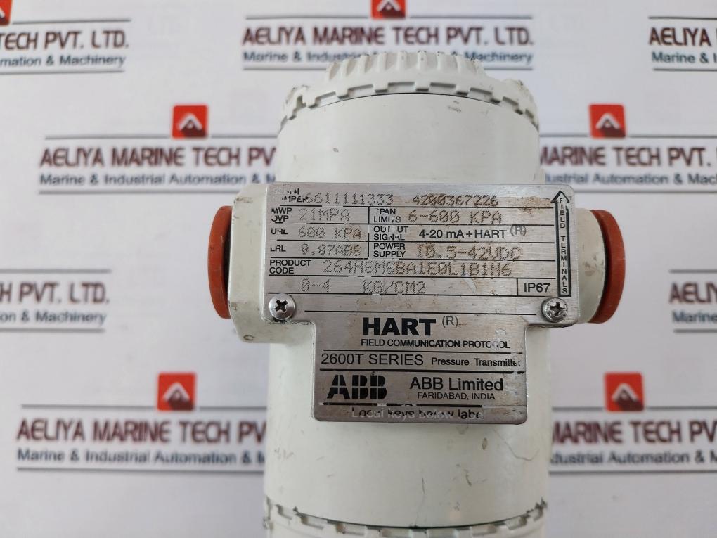 Abb 264Hsmsba1E0L1B1N6 Pressure Transmitter 10.5-42Vdc
