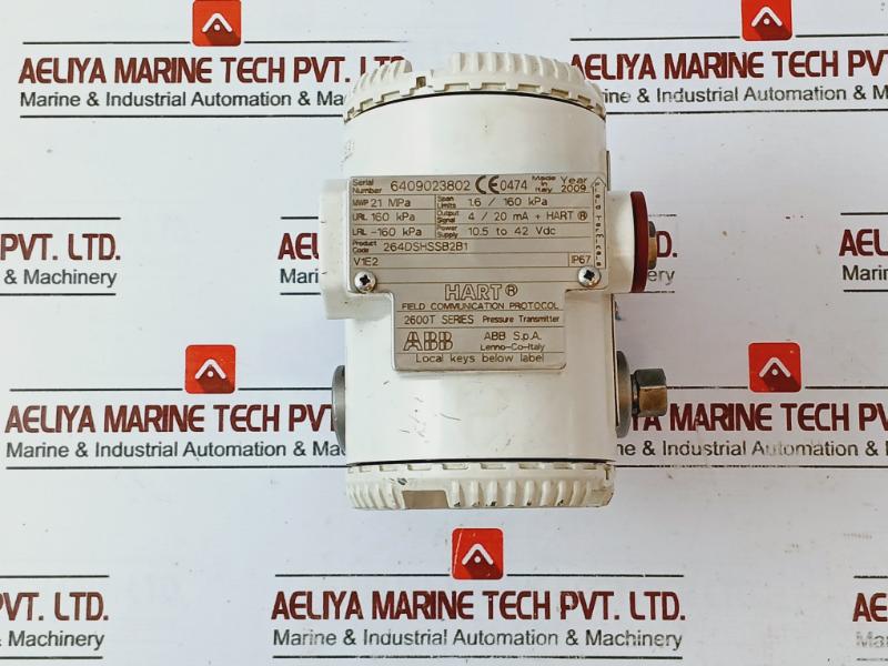 Abb 264dshssb2b1 Hart Pressure Transmitter 4/20ma Ip67, 210 Bar 2600 T Series