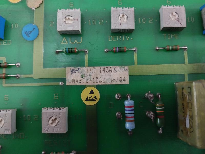 Abb 2668 1001-74 Printed Circuit Board Yx0143A
