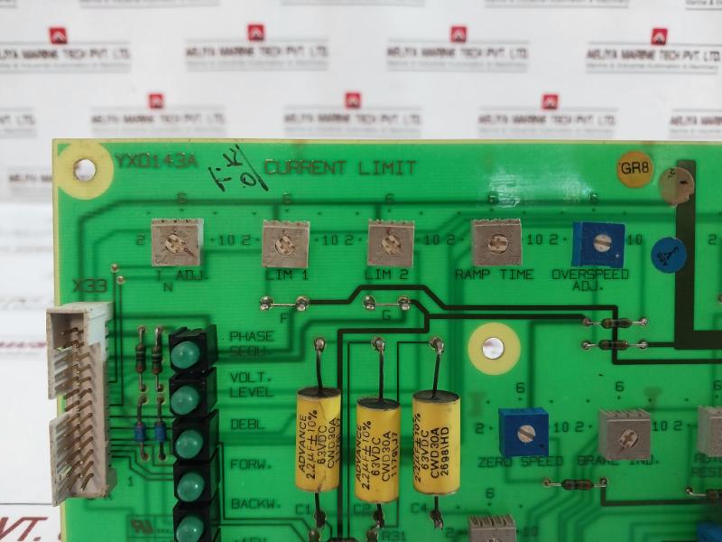 Abb 2668 1001-74 Printed Circuit Board Yx0143A