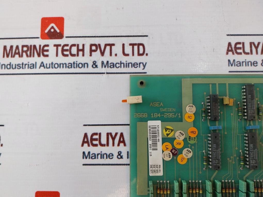 Abb 2668 184-295/1 Pcb Card 57160001-nv