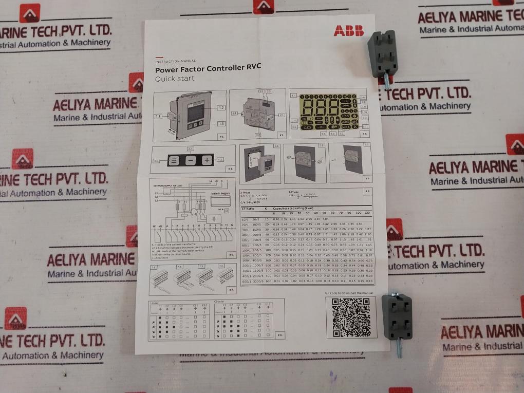 ABB 2GCA294984A0050 Power Factor Controller RVC6-1/5A