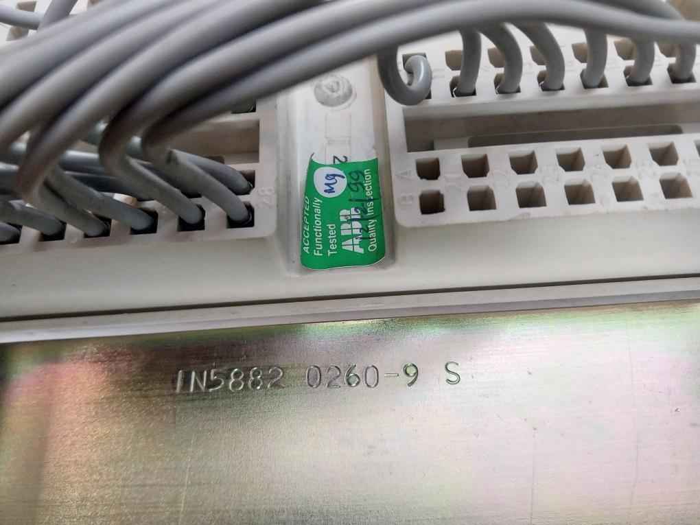 Abb 3-ph High Impedance Diff Relay 110V Dc In 7417 3001-cb (Incomplete)