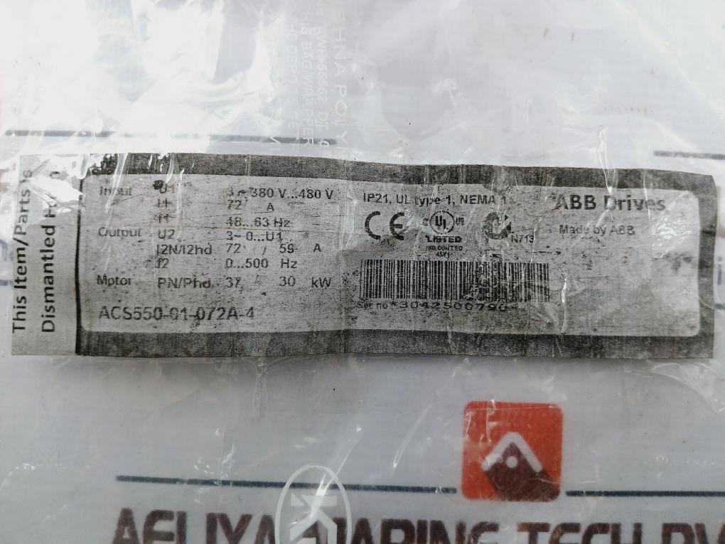 Abb 3Aua0000000144/G Transformer 72A Ip21