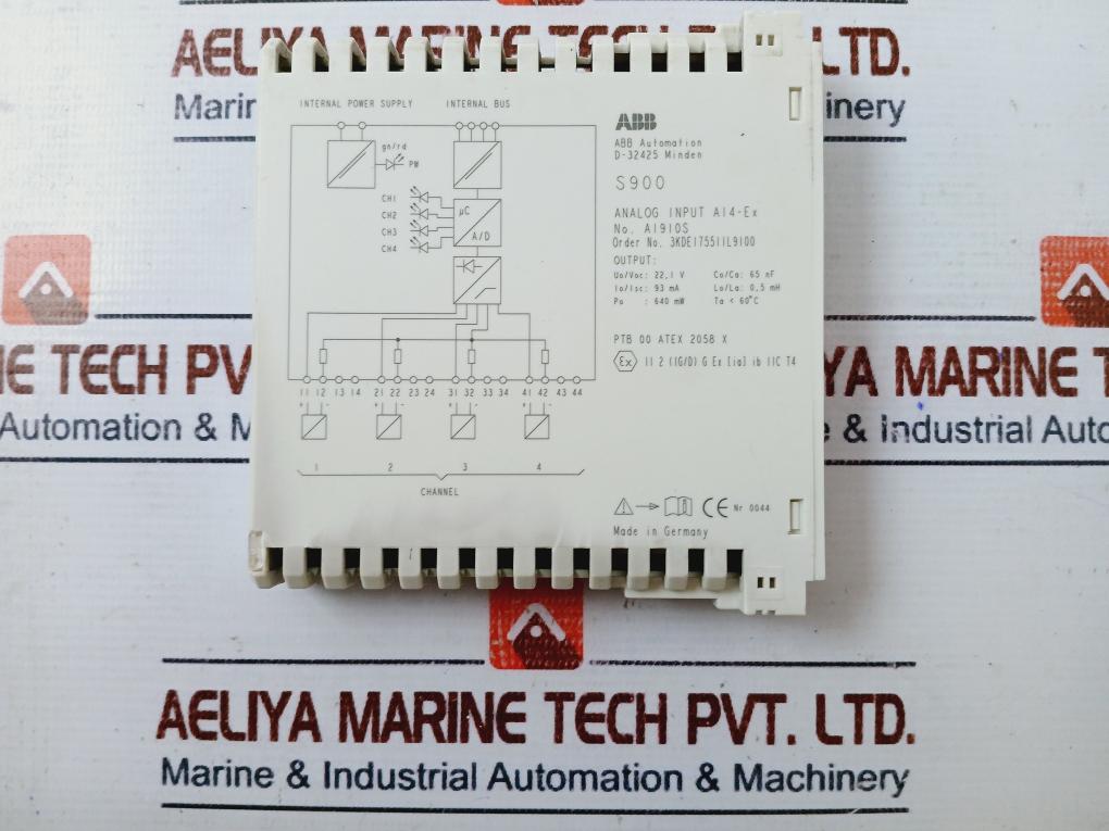 Abb 3Bdh000602R1 Power Supply Sa920S W/ Interface Communication 3Bdh000690R1