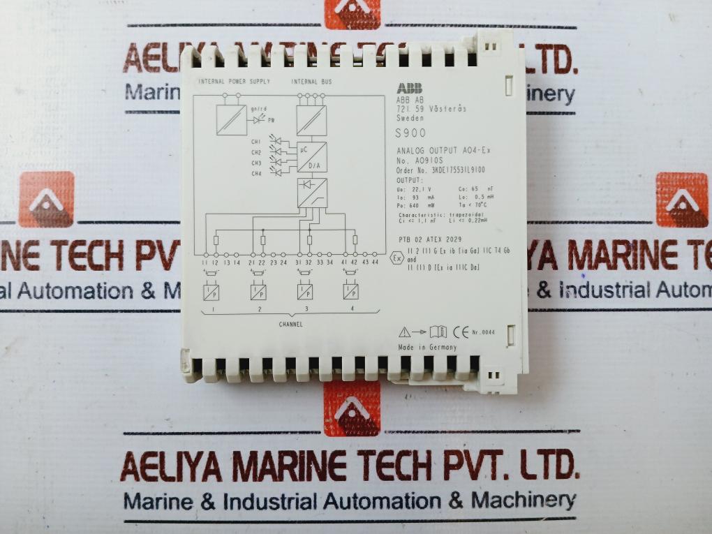 Abb 3Bdh000602R1 Power Supply Sa920S W/ Interface Communication 3Bdh000690R1