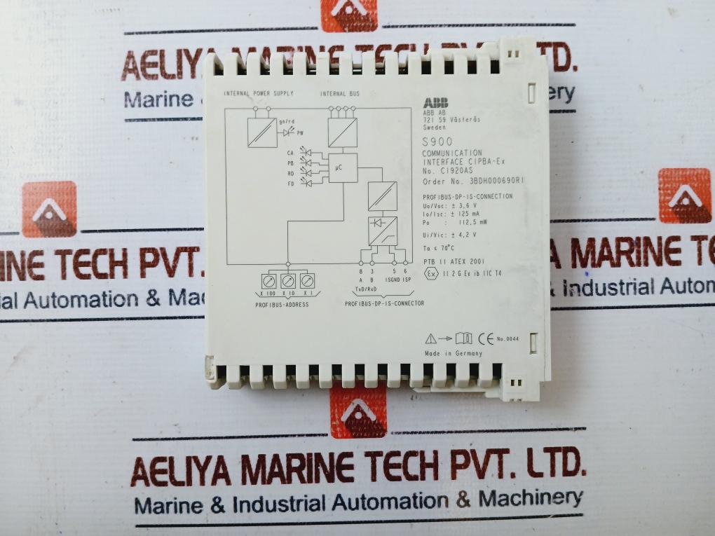 Abb 3Bdh000602R1 Power Supply Sa920S W/ Interface Communication 3Bdh000690R1