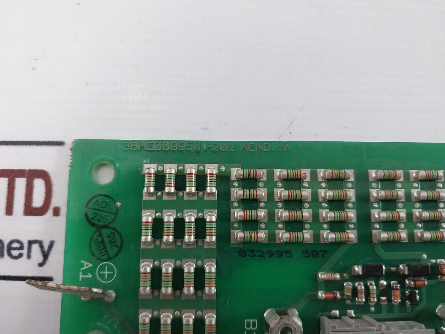 Abb 3Bhe009017R0102 Voltage Level Short Circuit Detection (Vlscd) Board