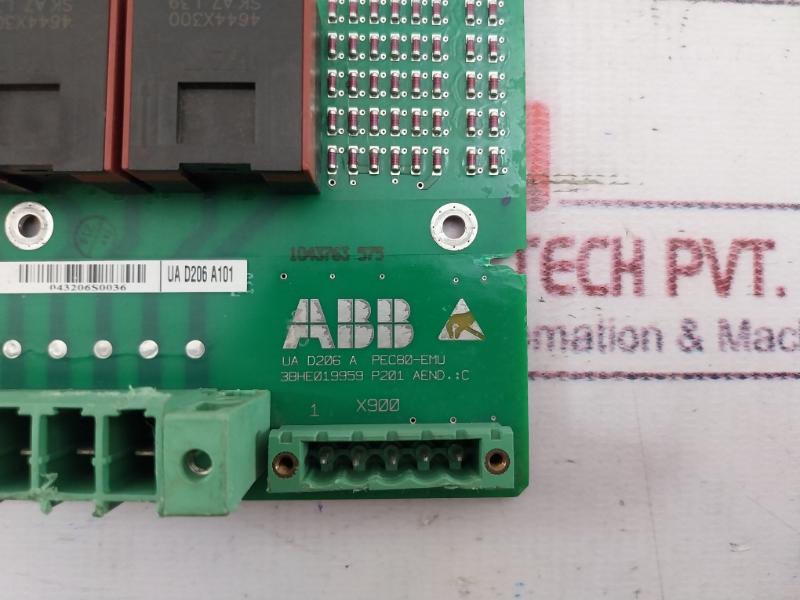 Abb 3Bhe019958R0101 Communication Module Ua D206 A 94V-0