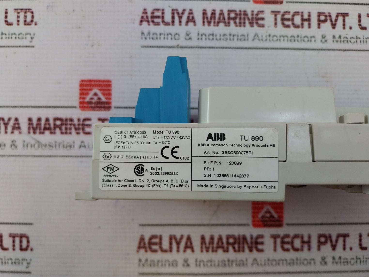 Abb 3Bsc690075R1 Module Termination Unit Base