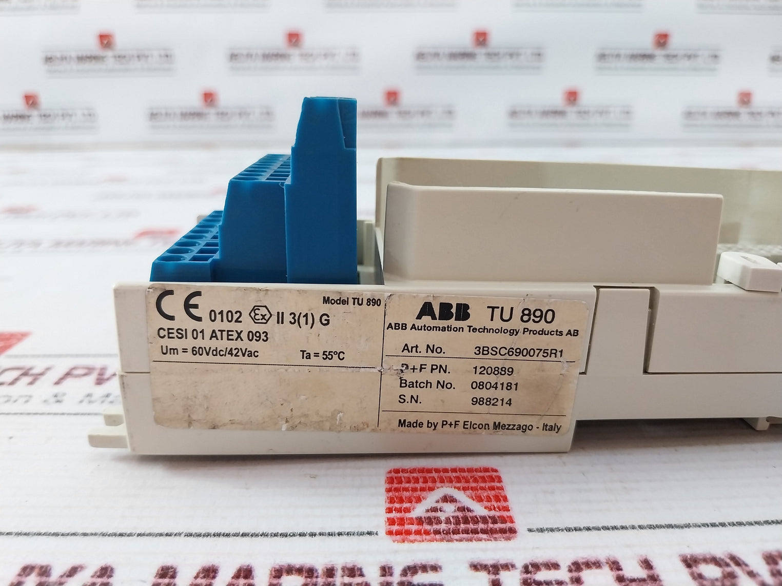 Abb 3Bsc690075R1 Module Termination Unit Base 60Vdc/42Vac 24 Vdc