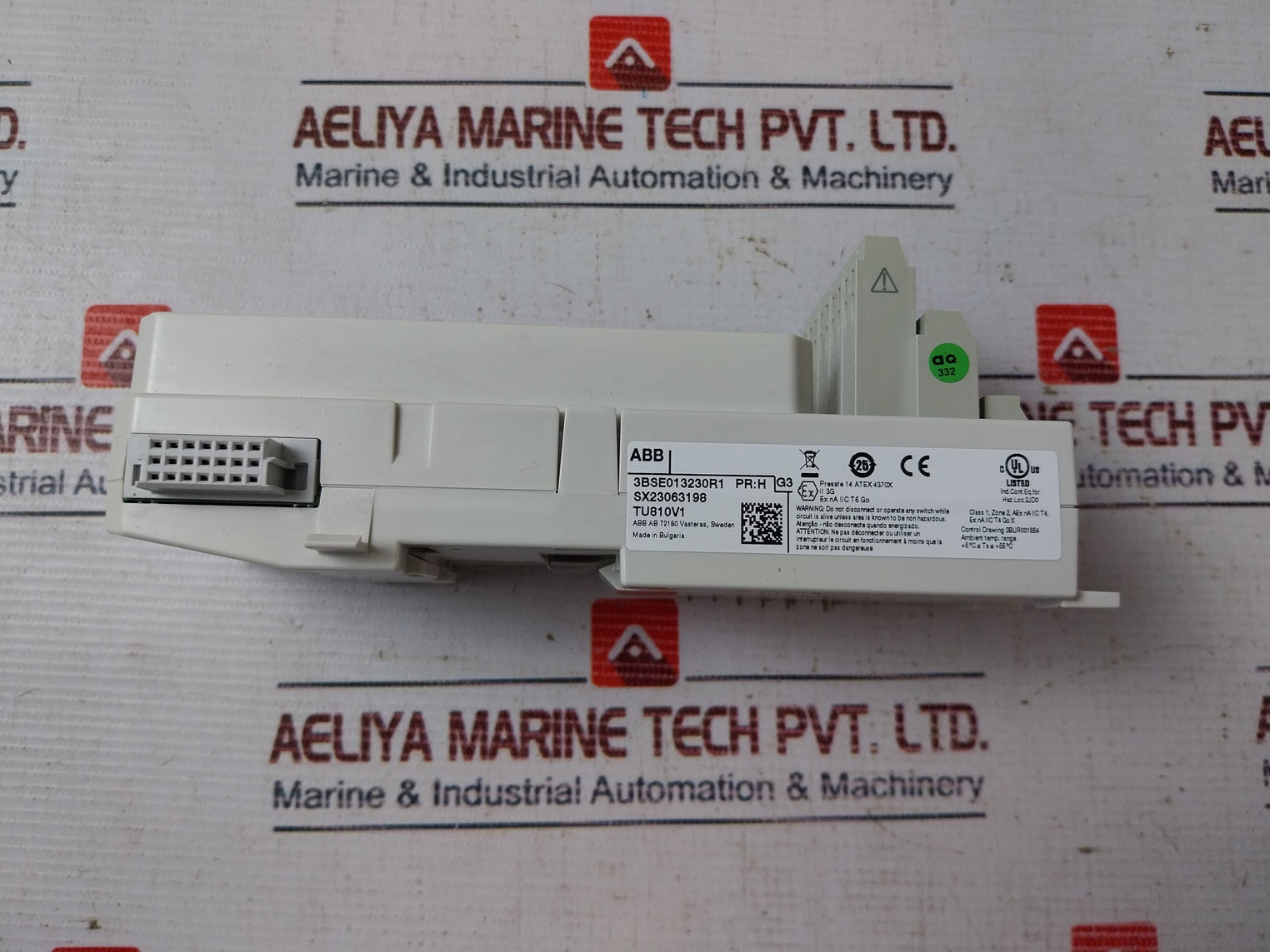 Abb 3Bse013230R1 S800 I/O Compact Mtu Module Termination Unit 50V Tu810V1