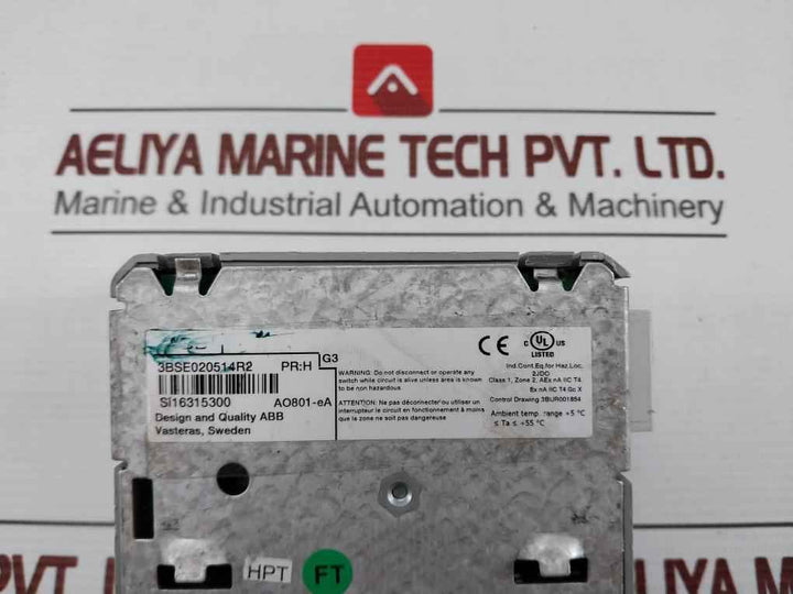 Abb 3Bse020514R2 Analog Output Module