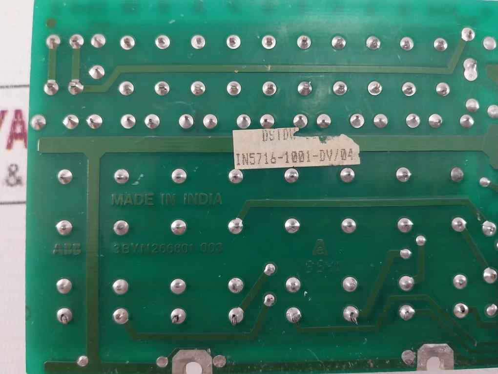 Abb 3Byn266801-003 Analog Input Termination Board 220Vac Dsidw In5716-1001-dv/04