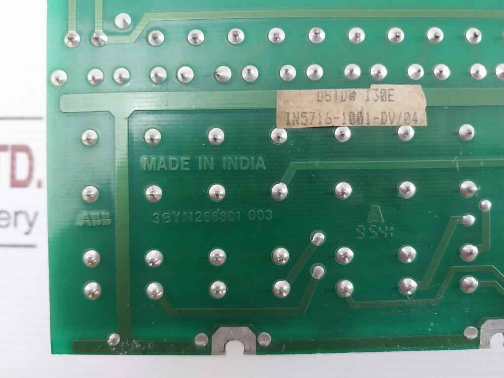 Abb 3Byn266801 003 Relay Board 220 Vac 30Vdc 30Ma