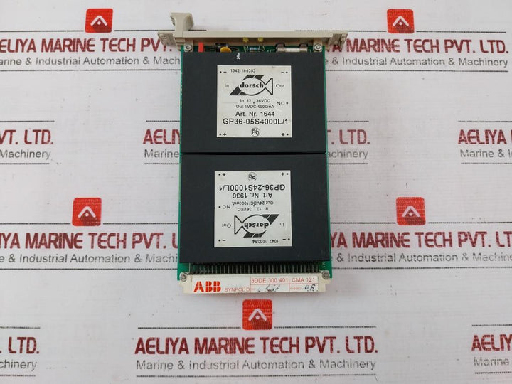 Abb 3Dde 300 401 Power Module 12-36Vdc Input 5Vdc/4000Ma & 24Vdc/1000Ma