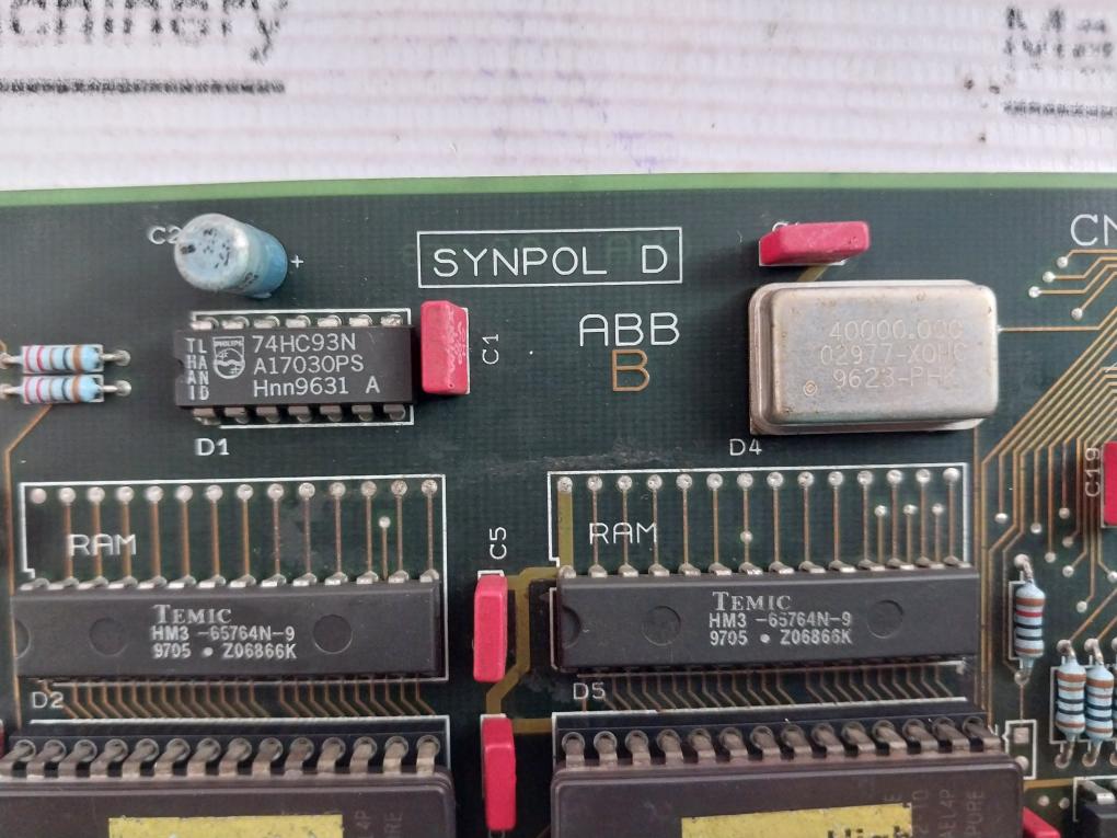 Abb 3Dde 300 402 Synpol D Cma 122 Cpu Card