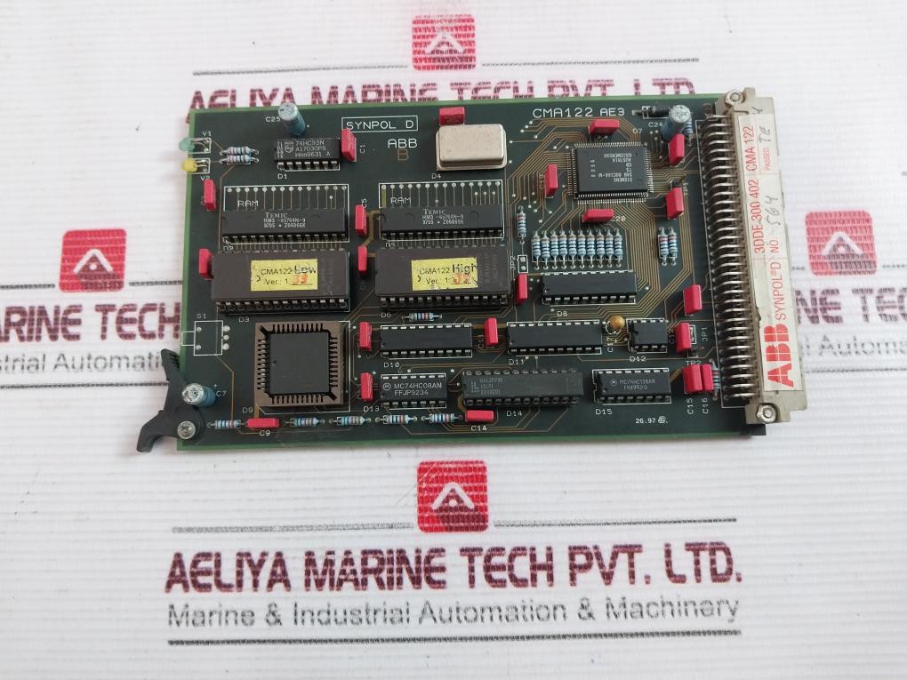 Abb 3Dde 300 402 Synpol D Cma 122 Cpu Card