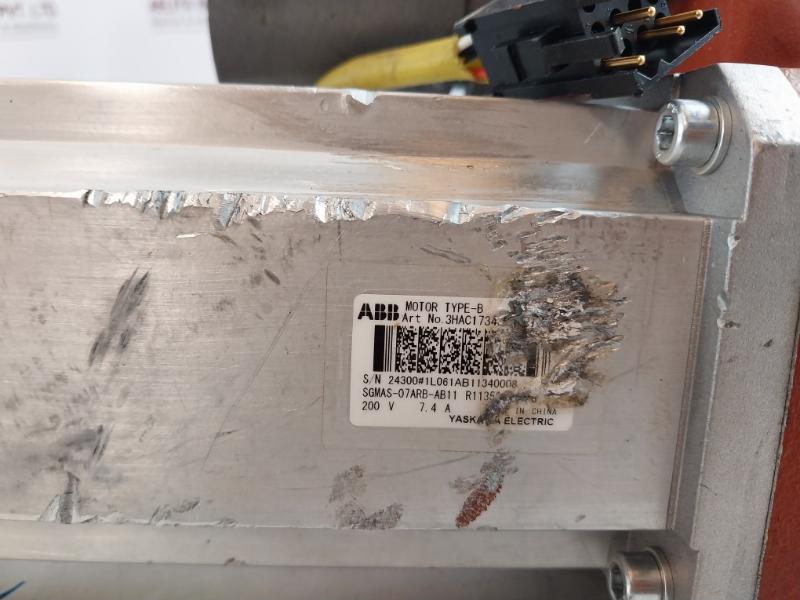 Abb 3Hac17343-1/01 Servo Motor Assembly Module Sgmas-07Arb-ab11 200V 7.4A