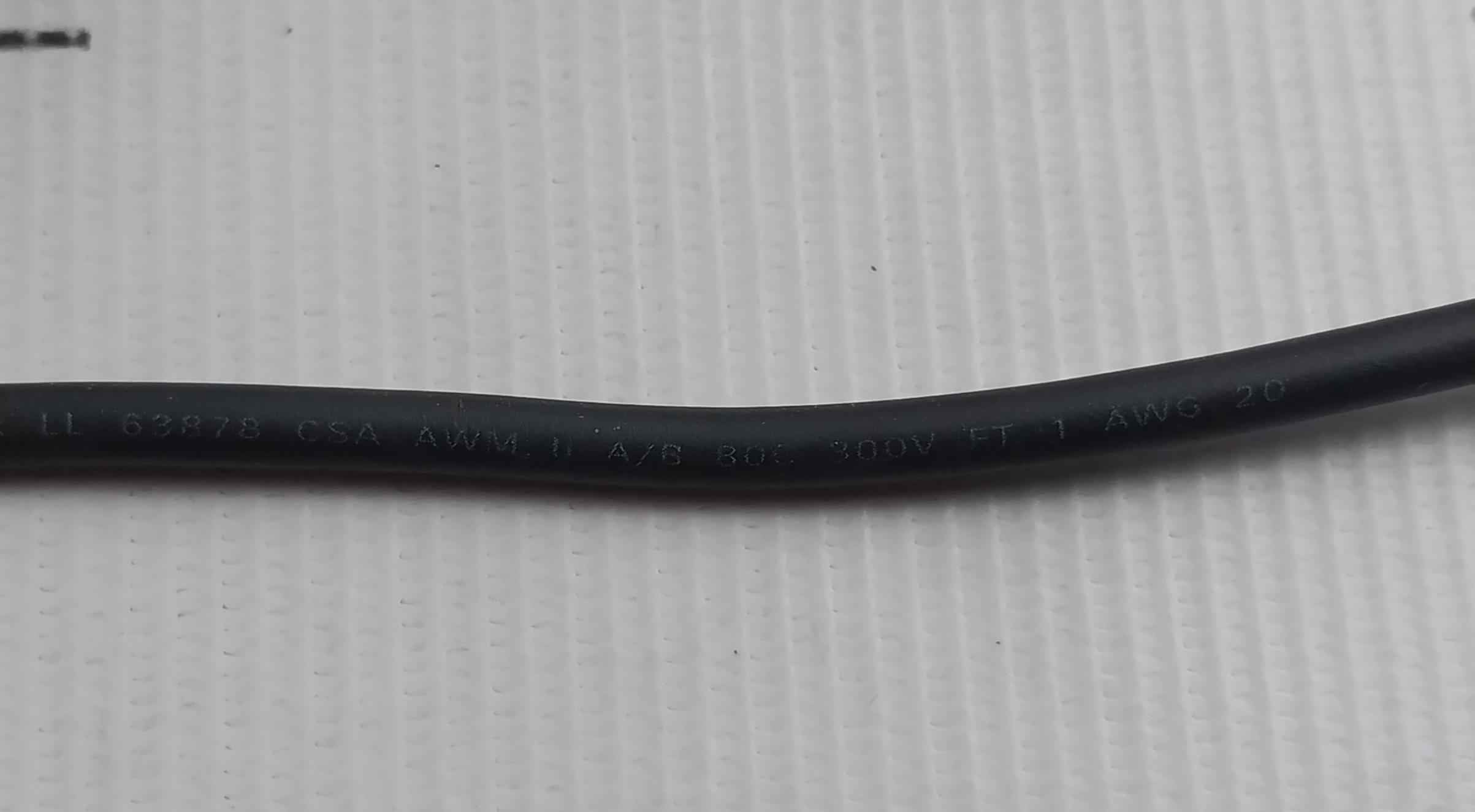Abb 3Hac6255-1 Metal Fan Cable 1.30 Meter 300V Ft 1 Awg 20