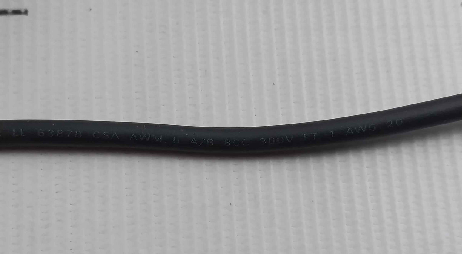 Abb 3Hac6255-1 Metal Fan Cable 1.30 Meter 300V Ft 1 Awg 20