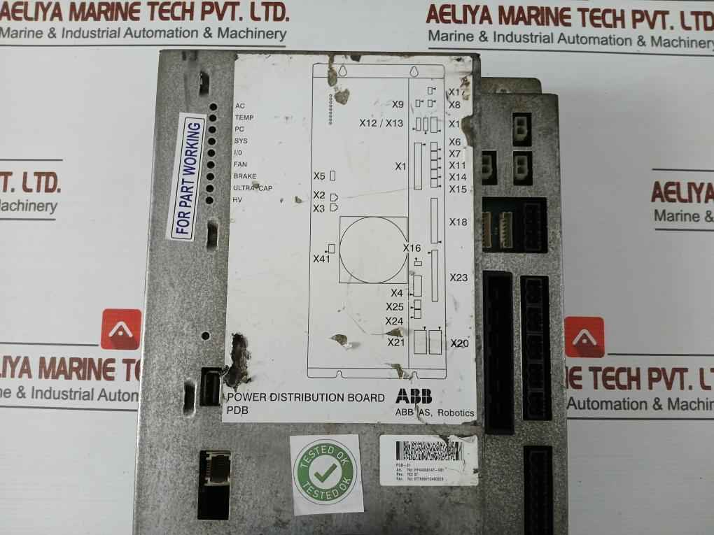 Abb 3Hna006147-001 Power Distribution Board Pdb 24Vdc 124001347 (Not Working)