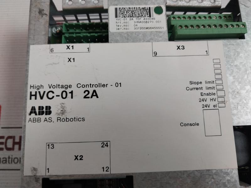 Abb 3Hna008270-001 As Robotics High Pressure Board Hvc-01 2A