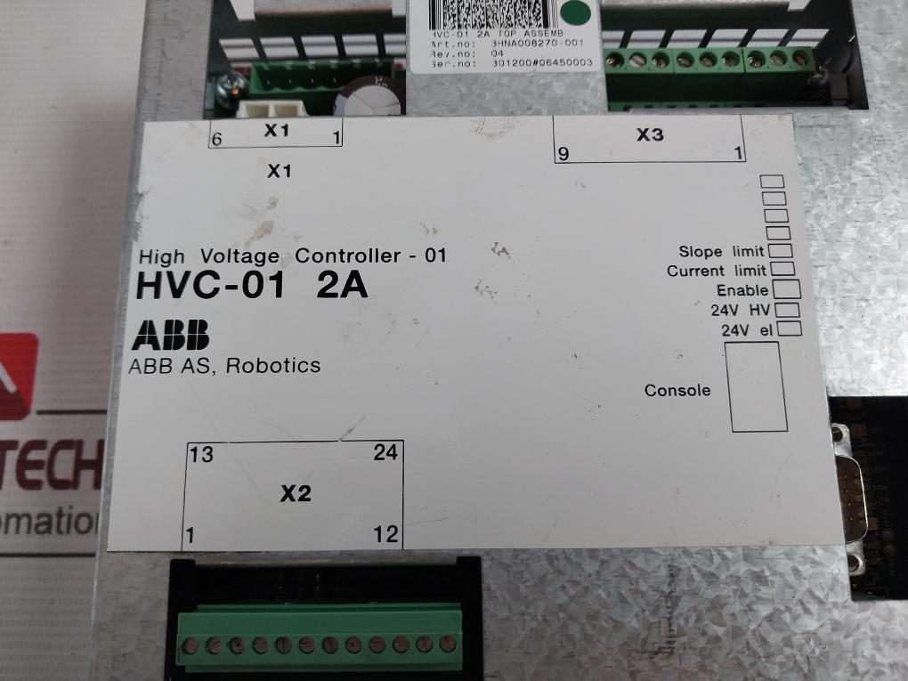 Abb 3Hna008270-001 High Voltage Controller Top Assembly Rev.2A Hvc-01 2A