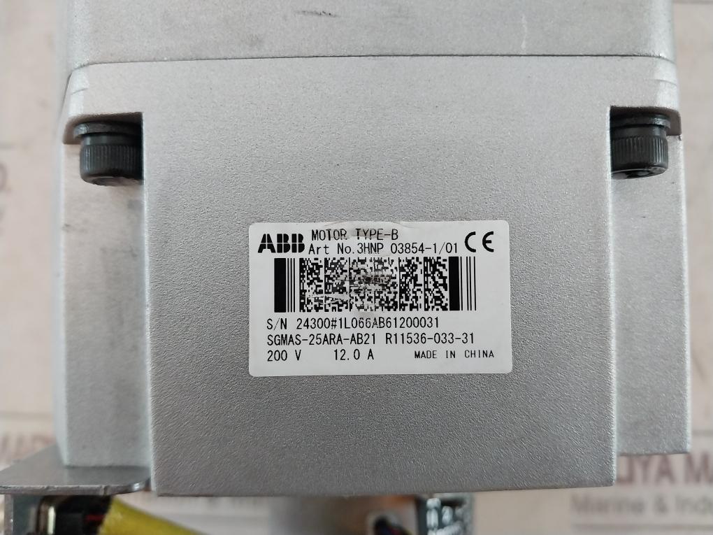 Abb 3Hnp 03854-1/01 Servo Motor 200V 12.0A W402/415 R11536-033-31