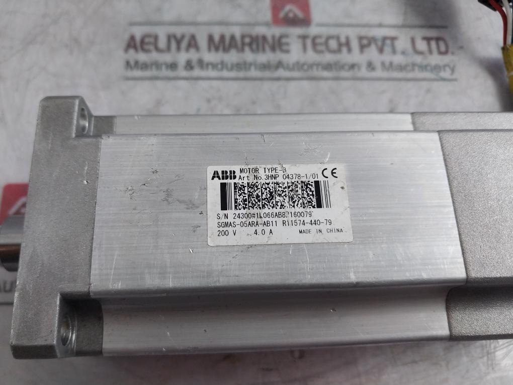 Abb 3Hnp 04378-1/01 Servo Motor 200V 4.0A K78771 A3-x51 W424/W425 3Hne 08569-1