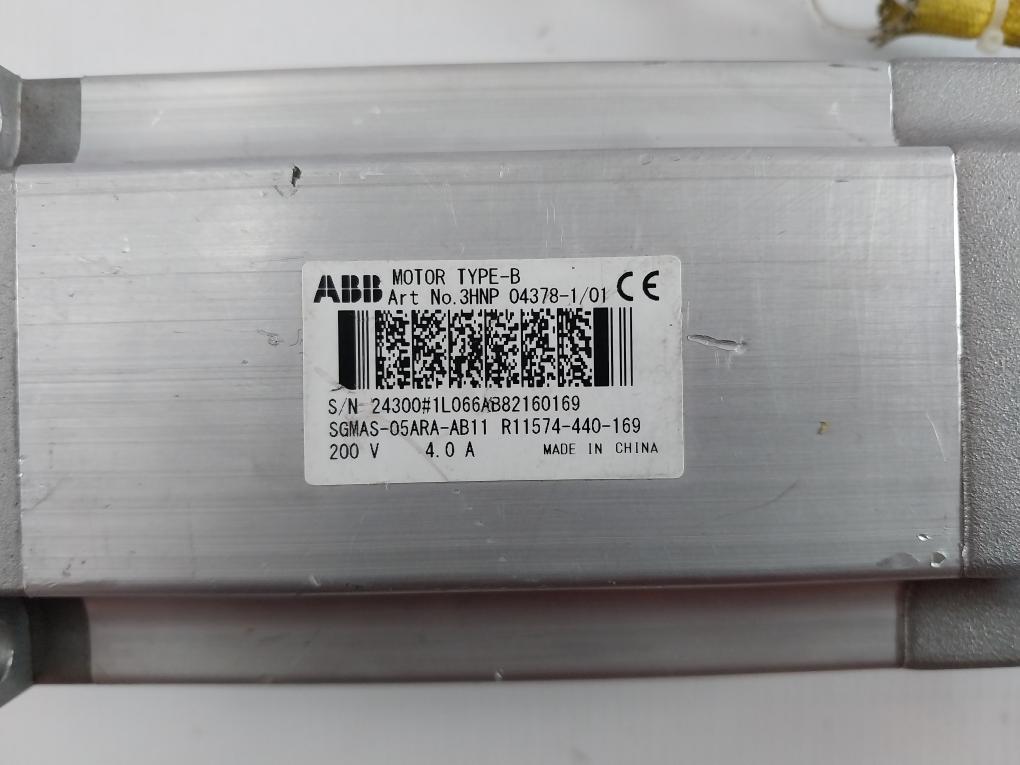 Abb 3Hnp 04378-1/01 Servo Motor 200V 4.0 A Sgmas-05Ara-ab11 Ts2640N871E172
