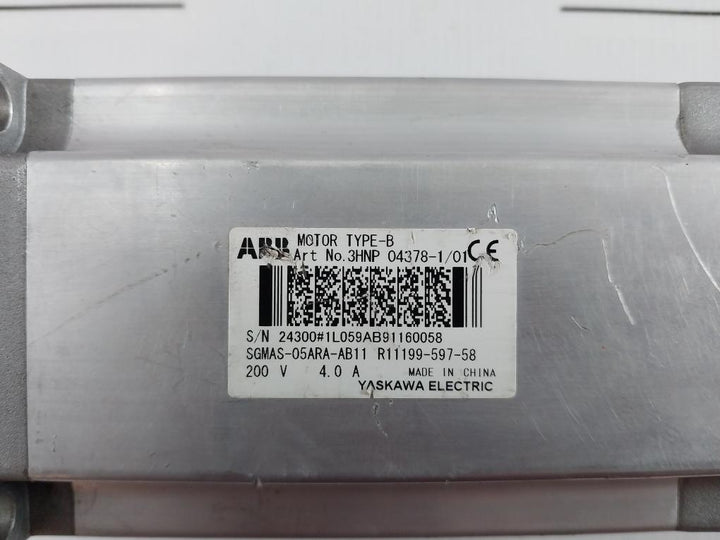 Abb 3Hnp 04378-1/01 Servo Motor 200V 4.0 A Ts2640N871E172 J61678