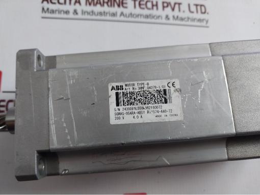 Abb 3Hnp 04378-1/01 Servo Motor R11574-440-72 200V 4.0A Ts2640N871E172 6150-2623