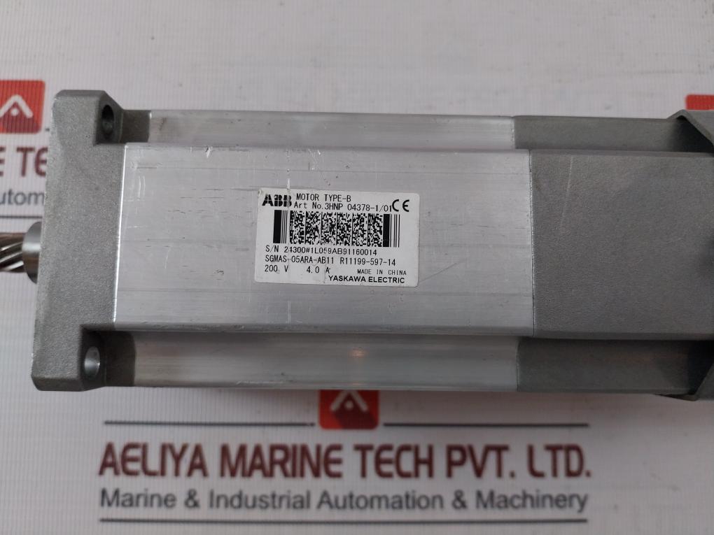 Abb 3Hnp 04378-1/01 Servo Motor Sgmas-05Ara-ab11 200V 4.0A 6150-2623
