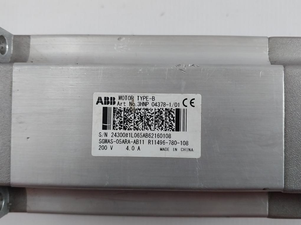 Abb 3Hnp 04378-1/01 Servo Motor Ts2640N871E172 200V 4.0A Sgmas-05Ara-ab11