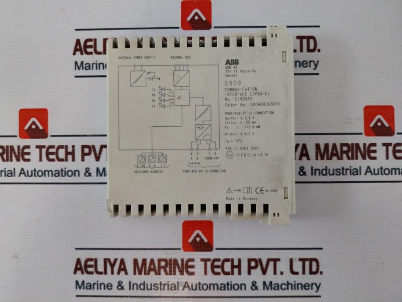 Abb 3Bdh000602R1 Power Supply With Remote S900 I/O System Sa920S