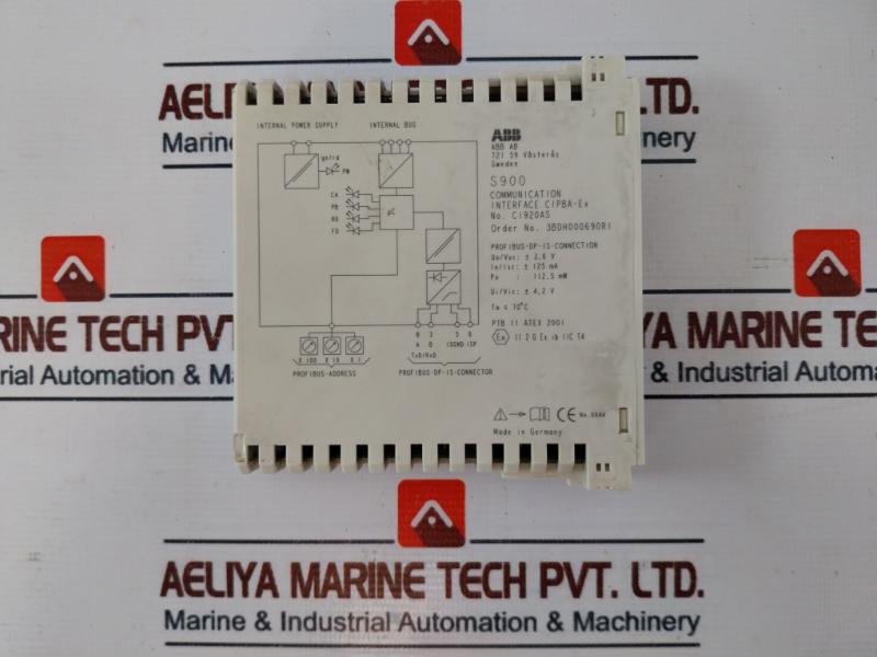 Abb 3bdh000602r1 Power Supply With Remote S900 I/o System Sa920s