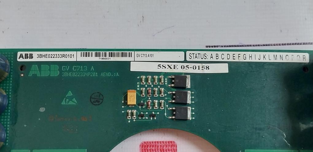 Abb 3bhe022333r0101 Gate Driver Board 5sxe 05-0158