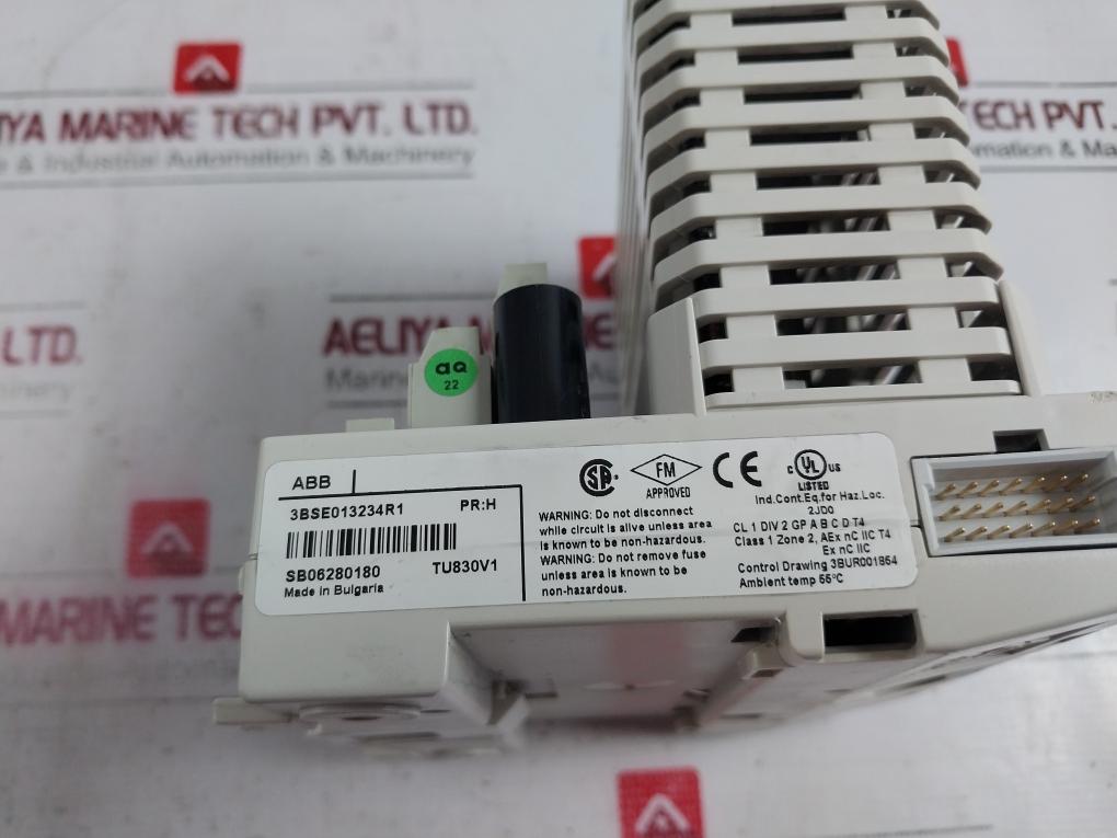 Abb 3bse013234r1 Extended Module Termination Unit W/ 3bse008516r1 Analog Input