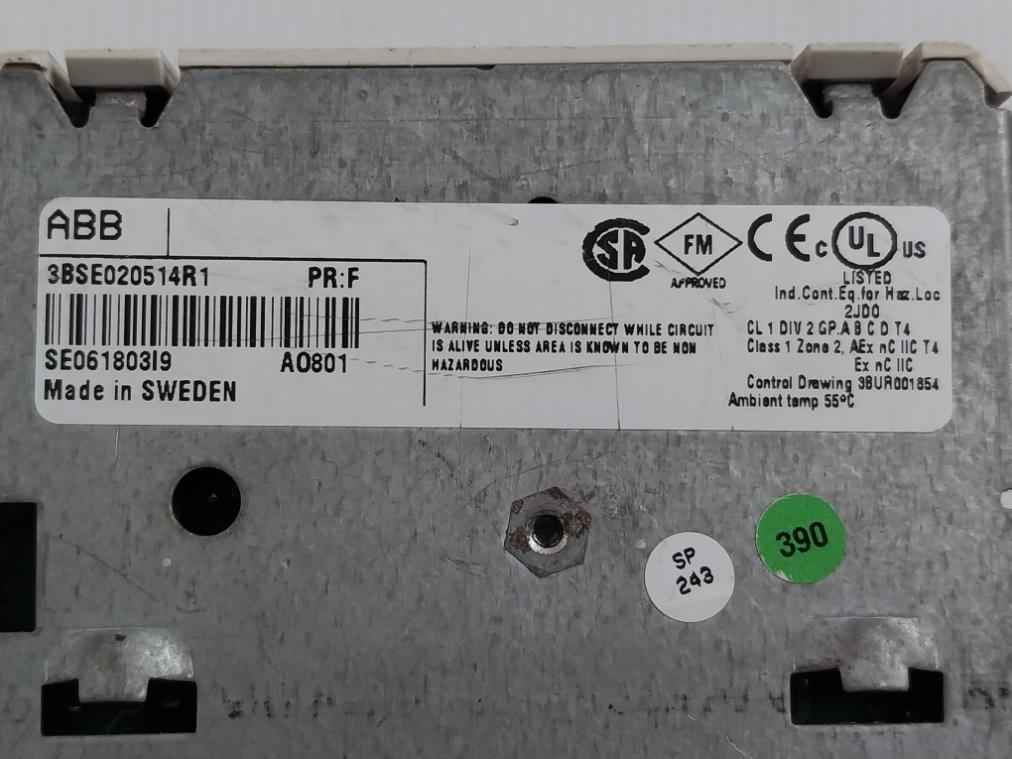 Abb 3bse020514r1 Analog Output Module 24v/20ma